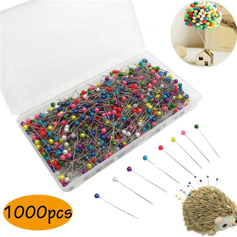 Pins Sewing Pins Straight Pins Sewing Pins for Fabric 1000pcs Straight ...