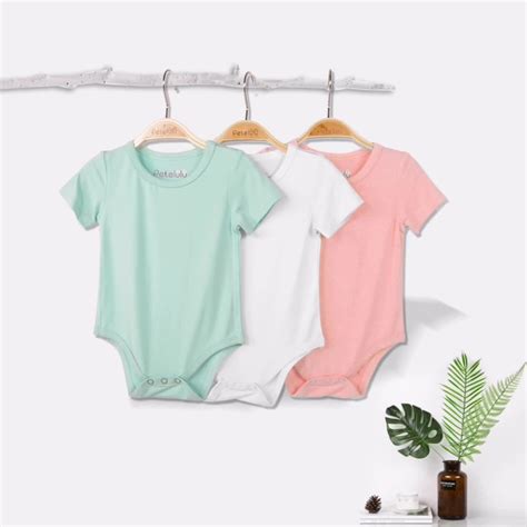 Bamboo Fiber Fabric Romper Set Clothes For Baby Cotton Newborn ...