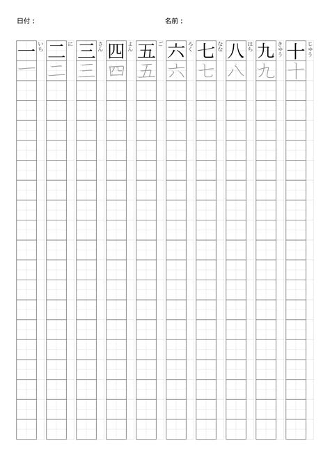 Revised Custom Kanji Practice Sheets : LearnJapanese