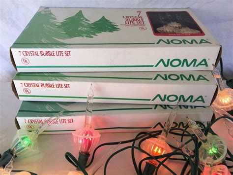 3 Sets of Noma Crystal Clear & Color Christmas Bubble Lite | Etsy | Christmas colors, Bubble ...