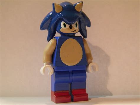 Custom Lego Sonic | Custom LEGO Minifigures