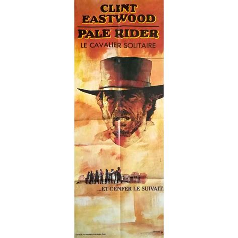 PALE RIDER Movie Poster 23x63 in.