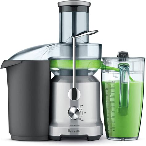 Breville BJE430SIL Juice Fountain Cold Centrifugal Juicer, Silver ...