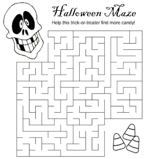 Halloween Printables: Halloween Maze Printables