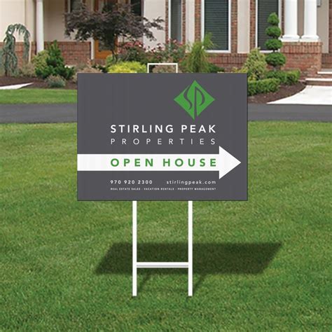 Open House Directional Yard Signs | Dee Sign