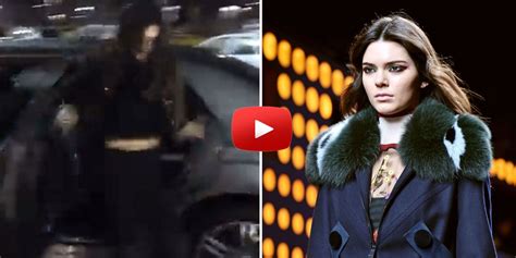 Video: Kendall Jenner Stalked by Paparazzi Following Car Accident in Milan