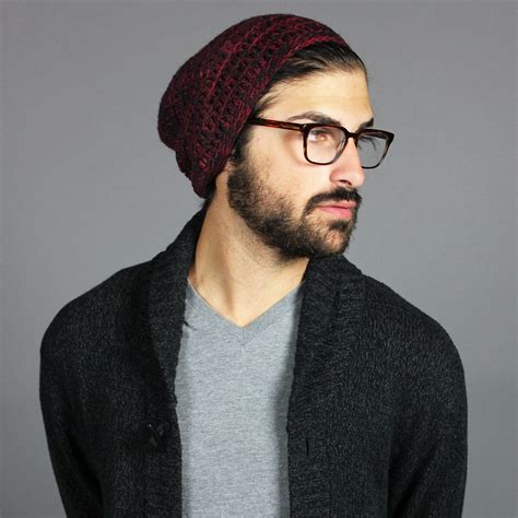 Mens Slouchy Beanie - The Beeskie | Mens slouchy beanie, Beanie, Slouchy beanie