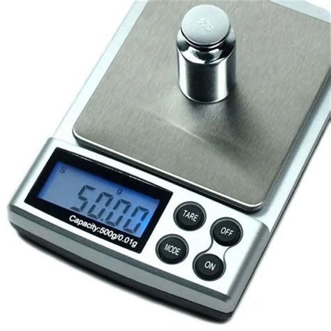 500x0.01g Digital Pocket Scale Gold Silver Jewelry Weight Balance Tool ...