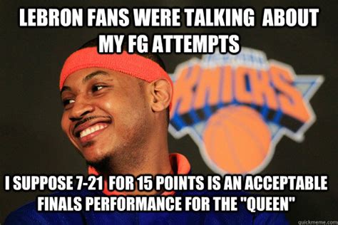 Carmelo Anthony Funny Face Meme