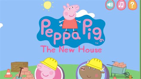 Peppa Pig new house game!! | Build house game - YouTube