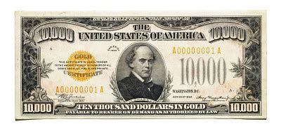 10,000 Dollars, Gold Certificate, United States, 1934 | National Museum ...