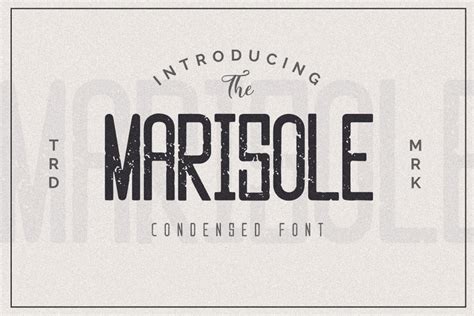 Marisole Condensed Sans Serif Font - Free Download