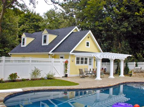 Classic Pool House & Garage Construction – Gardner/Fox Associates