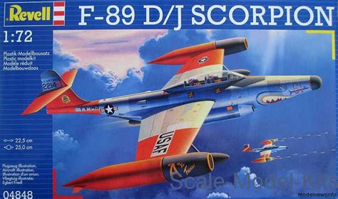 Revell - F-89 D/J Scorpion - plastic scale model kit in 1:72 scale ...