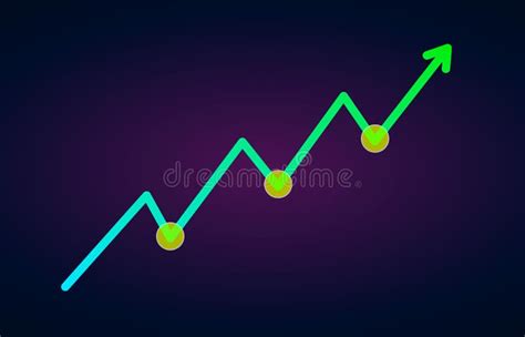 Uptrend Trend Definition Flat Icon - Bullish Chart Pattern Figure Technical Analysis. Vector ...