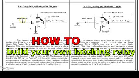 12v Latching Relay Wiring Diagram