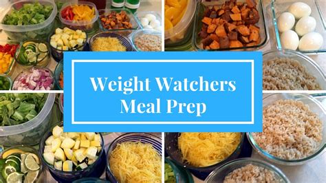 Weight Watchers Meal Prep #37 - YouTube