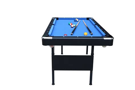 5.5 Ft Portable Pool Table with Billiard Balls Triangle Rack Chalk ...