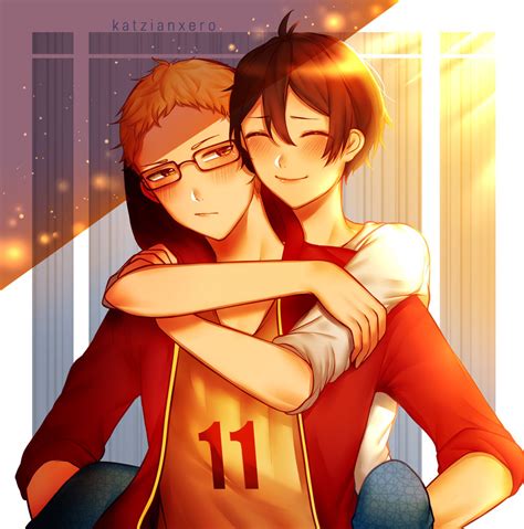 Commission | Tsukishima x Yamaguchi by KatzianXero on DeviantArt