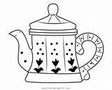 Kettle Coloring Pages sketch template