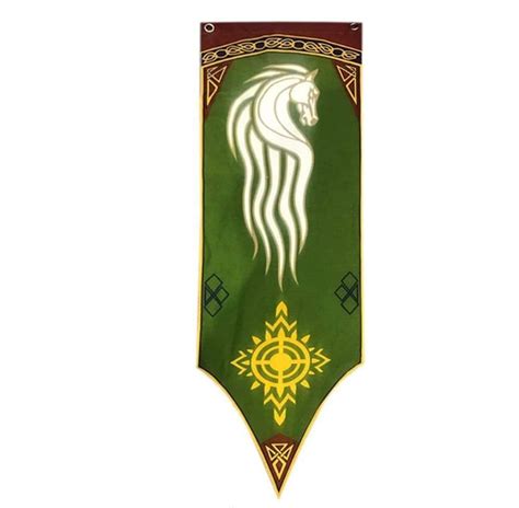 Lord of the Rings Rohan Banner Flag LOTR Gondor the Hobbit | Etsy