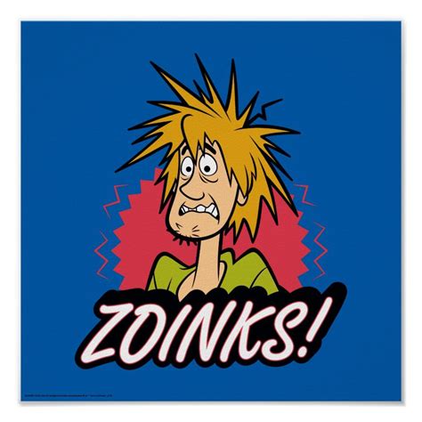 Shaggy "Zoinks!" Graphic Poster | Zazzle.com in 2021 | Graphic poster, Retro cartoons, Vintage ...