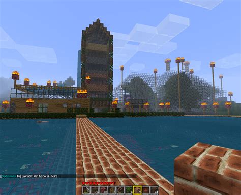 Piston Bridge Minecraft Map