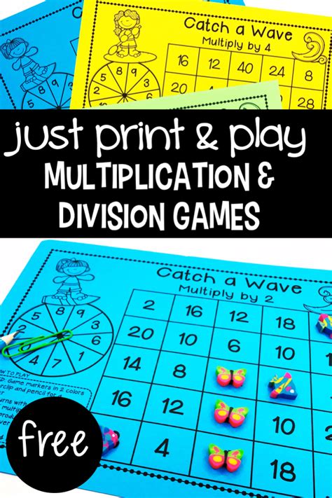 Multiplication & Division Games - Primary Flourish