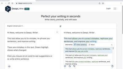 DeepL Write: Reviews, Features, Pricing & Download | AlternativeTo