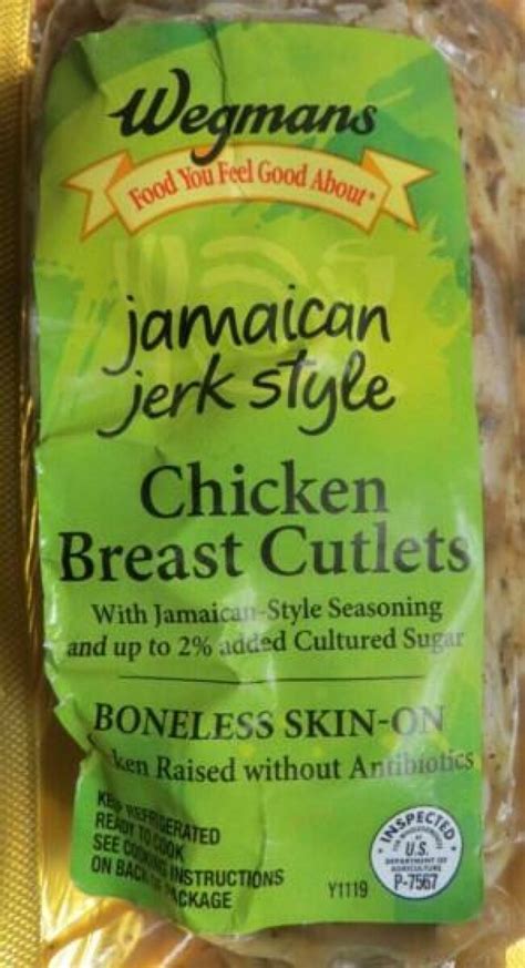 Wegmans Jamaican Jerk Style Chicken products - Public Health Alert due to Allergens | What You ...