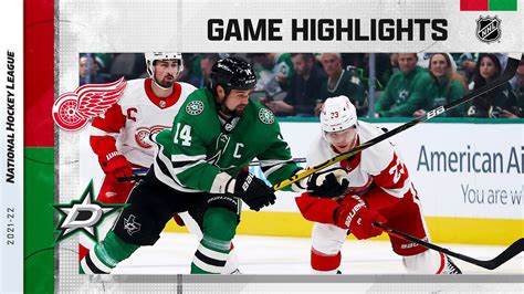 Red Wings @ Stars 11/16/21 | NHL Highlights - YouTube