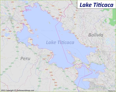 Lake Titicaca Map | Bolivia, Peru | Detailed Maps of Lake Titicaca