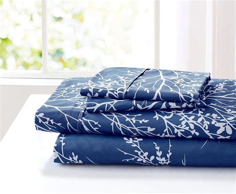 Amazon.com: Spirit Linen - King Sheets, 4-Piece Set with Matching ...