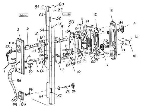 Entry Door Lock Parts Diagram