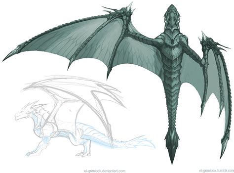 Dragon concept 3 : Wing by el-grimlock on DeviantArt