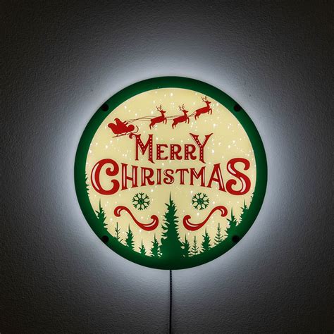 Merry Christmas LED Wall Art - Wall Played