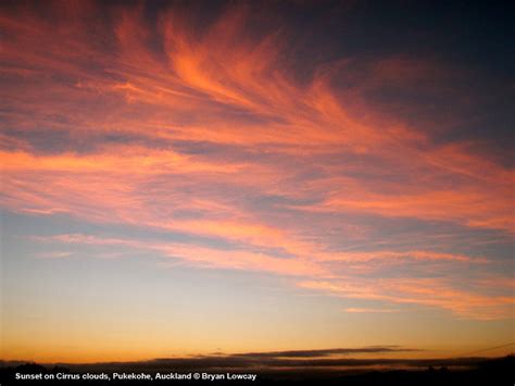 Sunset on Cirrus clouds, Pukekohe, Auckland | Flickr - Photo Sharing!