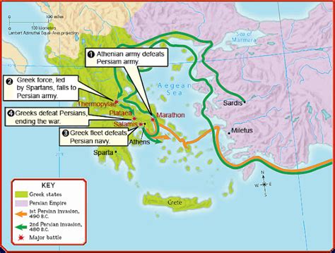 Mr. von Kamp's World Studies Class: Chapter 4 Section 3 - Persia Attacks the Greeks