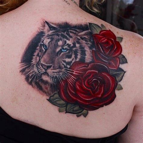 15+ Best Tiger and Rose Tattoo Designs | PetPress