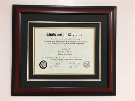 University Diploma Frame College or High School Graduation | Etsy