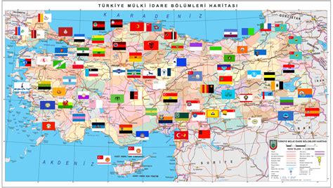 Flag of provinces and territories in Turkey : r/MapPorn