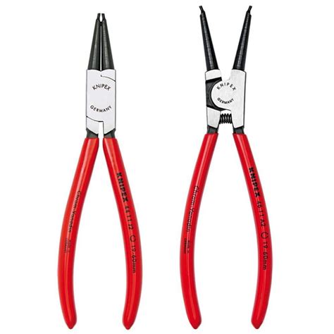 KNIPEX Snap-Ring Pliers Set (2-Piece)-9K 00 80 18 US - The Home Depot