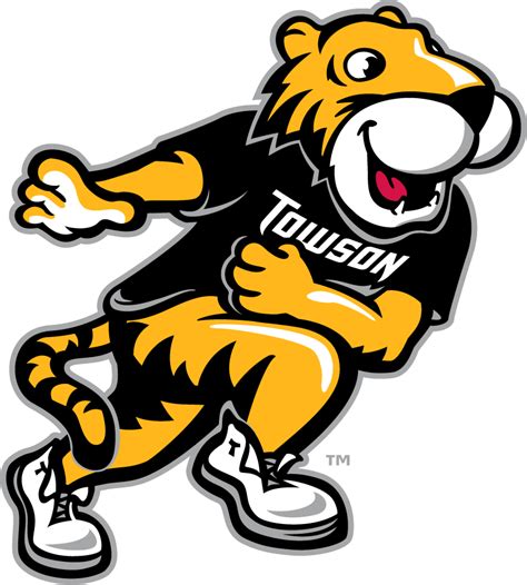 Towson Tigers Logo - Mascot Logo - NCAA Division I (s-t) (NCAA s-t) - Chris Creamer's Sports ...