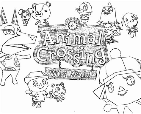 48+ Free Printable Animal Crossing Coloring Pages