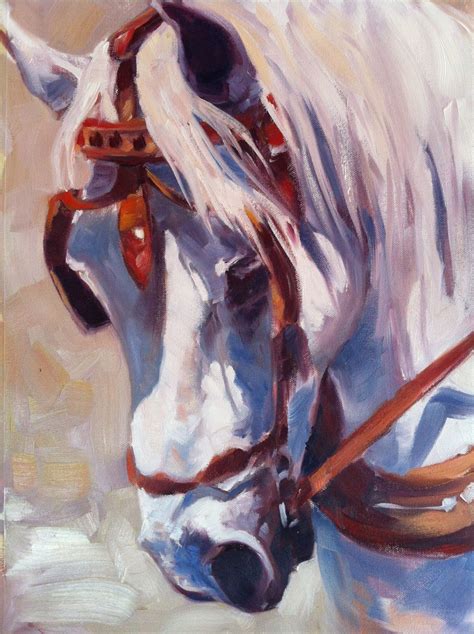 SPANISH HORSE PAINTING Ronda Carriage Horse Original Art Oil | Etsy | Horse oil painting, Horse ...