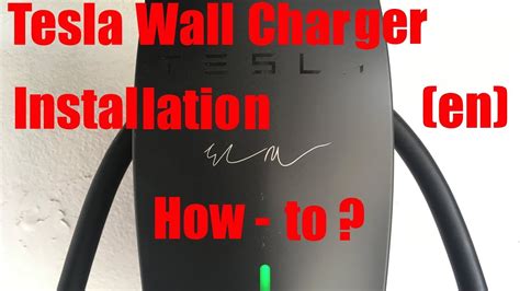 Tesla Wall Charger Installation