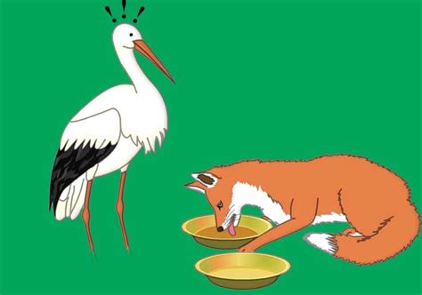 The fox and the stork - story with pictures| Small stories for kids | HubPages Popular Short ...