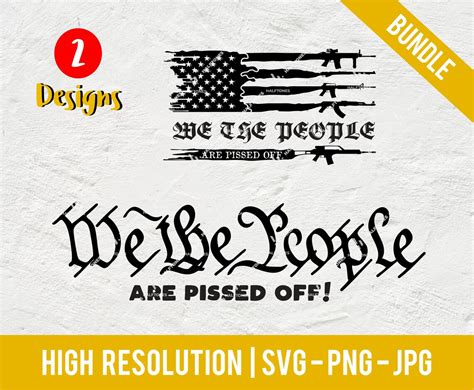 We the People Are Pissed off SVG We the People PNG USA Svg - Etsy