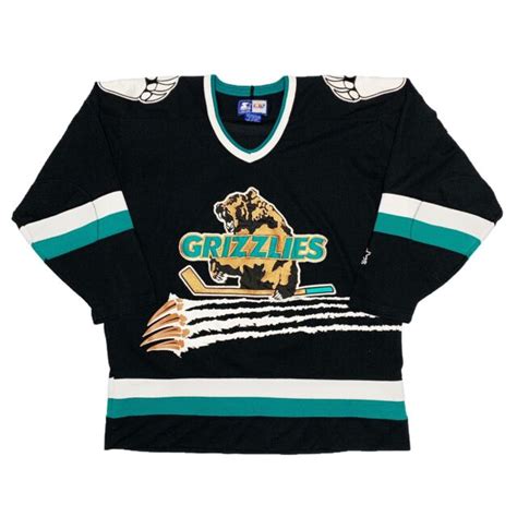 Vtg Rare IHL Utah Grizzlies Starter Hockey Jersey. Mens Medium | eBay