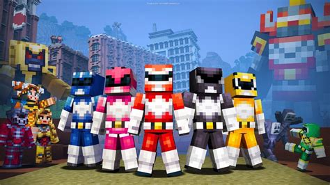 Minecraft Power Rangers Skin Pack on Xbox One